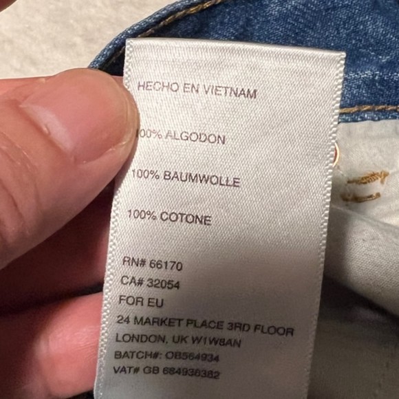 BDG Denim Urban Outfitters Womens Blue Mid Rise Jean Shorts 100% Cotton Size W35 - Picture 7 of 10